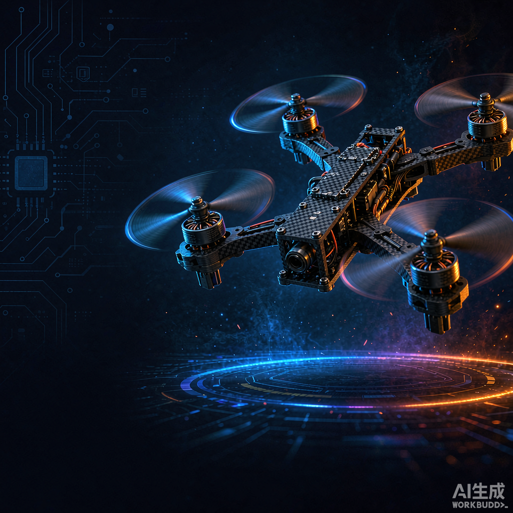CSKYUAV FPV racing drone with carbon fiber frame